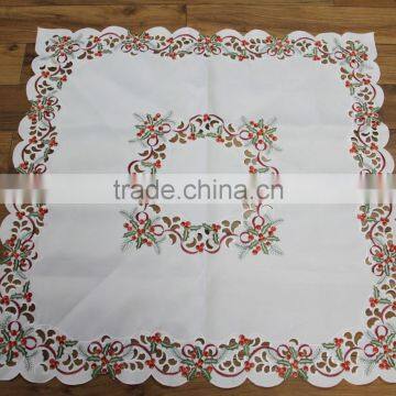 HOME, HOTEL USE POLYESTER WHITE SQUARE TABLE LINEN photo-2