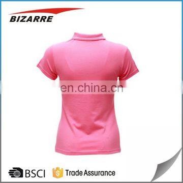 Women Blank Short Sleeve Custom Polo Shirt Design photo-6