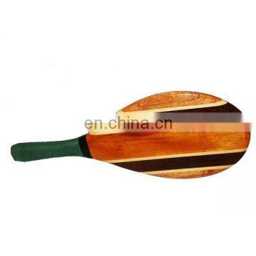 Wholesale Wooden Beach Racket Sale / 2 Beach Paddle With 1 Ball photo-3