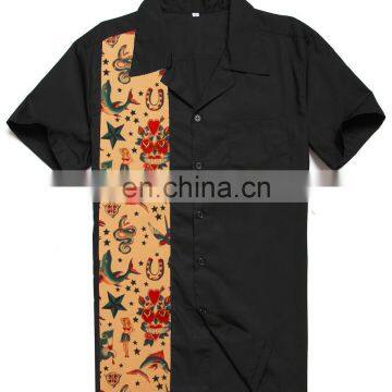 small quantity custom design hot rod rock 'n' roll men workshirt