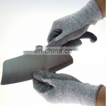 High- strength Polyethylene Level 5 PU Coating Cut Resistant Gloves