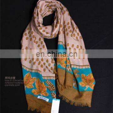 2016 Indian Style Autumn Winter Warm Women Wool Shawl Plain Woven Worsted Thin 80s Pure Wool Print Scarf