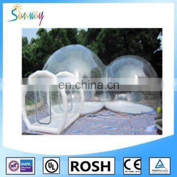 Sunway Inflatable Transparent Clear Camping Tent Bubble Lodge Tent for Rent