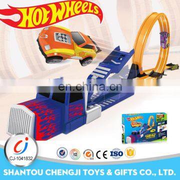 2017 Hot sell funny kids plastic race track car railway car