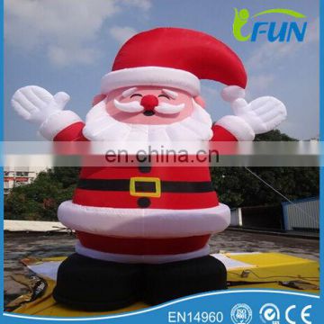 giant inflatable santa claus/outdoor christmas decoration