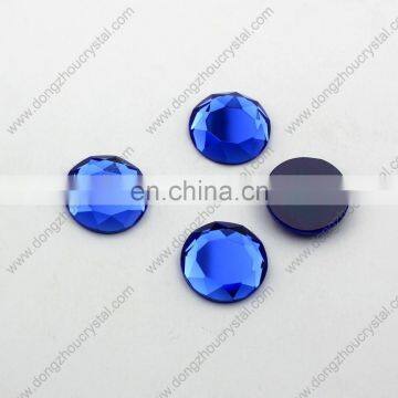 DZ-1011 flat back glass rhinestone for garment decoration