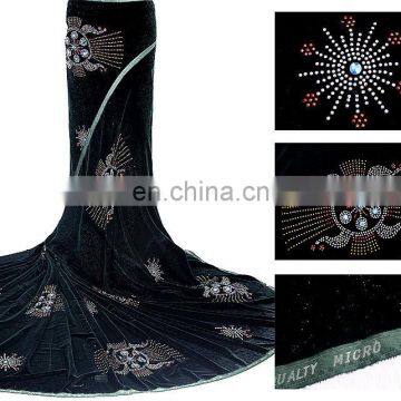 2014 austrian heavy swiss velvet lace fabric for wedding party