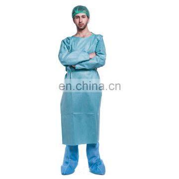 HQ standard SMS/SMMS disposable medical surgical gown sterile