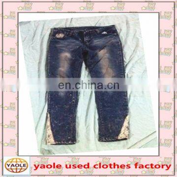 Wholesale jean type used clothing second hand clothes in bales