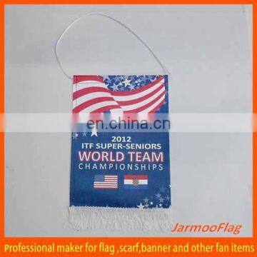 custom promotion flag with string pennants