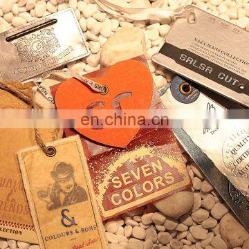 Custom Garment Woven Printed Leather Patch Label Hang Tag photo-3