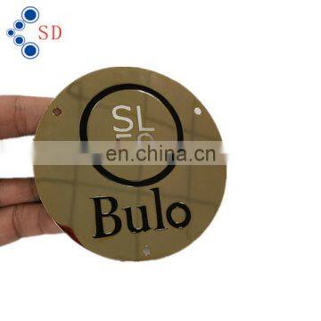 Promotional Stylish Cool Electroplating Metal label