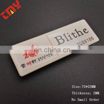 China Factory Wholesale Plastic Name Badge With Magnet Pin photo-4