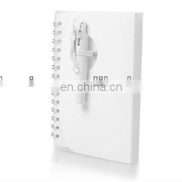Professional PP Pocket Spiral Notebook with Pen