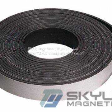 Flexible Magnetic Sheet Rubberized Magnets with Lamination of Black / brown Adhesive Ndfeb Strip Flexible Rubber Magnets