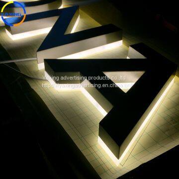 Diy Custom Advertising Led Acrylic Sign Backlit Letters for Shop Sign