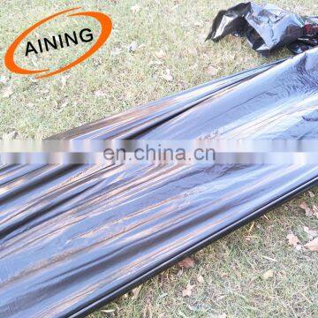 Hot selling large size silver black plastic mulch film