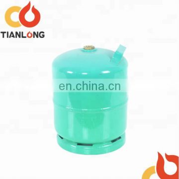 3kg empty camping lpg cylinder with burner for Nigeria market