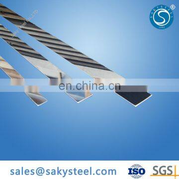 decorative stainless steel flat bar 6mm with favorable price