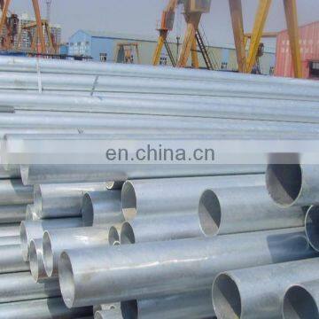 Galvanized steel pipe size