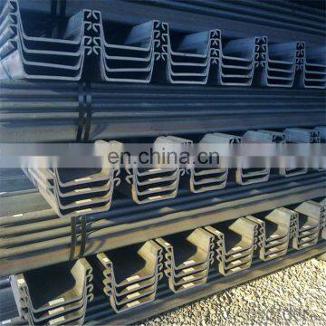 Top 10 selling steel product! hot rolled u shaped steel sheet pile