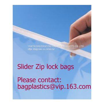 high quality transparent slider zip lock bags for underware packaging, pvc slider zip lock, Lawn & Leaf Bags Foil Bags P