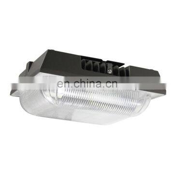 ETL, cETL DLC IP65 Petrol Station Aluminium Garage Canopy LED Ceiling Light