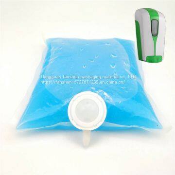 Spot 1L Press Mobile Phone Soap Transparent Suction Nozzle Bag Alcohol-resistant Wash Hands Free Disinfectant to Seal the Bag photo-4