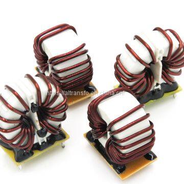 Toroidal Choke/Filter Inductor with Base for Circuit Board