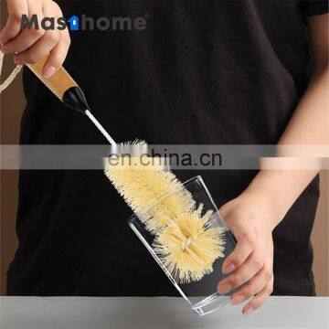 Masthom High Quality Durable Bamboo Handle Hot Sale Bottle Brush For Kinds of Bottle photo-3