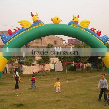 outdoor oxford cloth inflatable arch with cartoon for sale