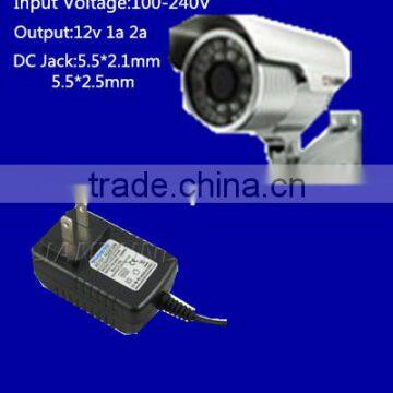 For Car Alarm System Adapter Black/white 12V 2A Power Adapter Supply China With ROHS CE GS PSE Certification photo-4