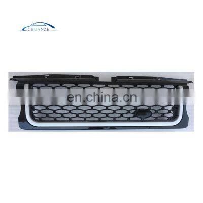 GRILLE ALL BLACK WITH SILVER BAR FOR RANGE ROVER RR SPORT 2005-2009 DHB50044LEP