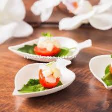 Restaurant bagasse spoon shape tray small bagasse tasting plate sugarcane