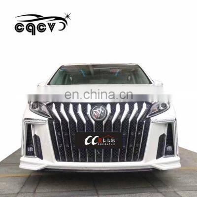 cqcv style body kit for Buick GL8  plastic front rear bumper grille