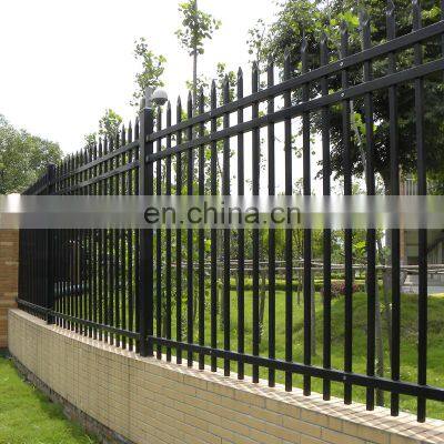 High Quality Steel Palisade Fence Galvanized Steel Picket Fence Fencing Wire