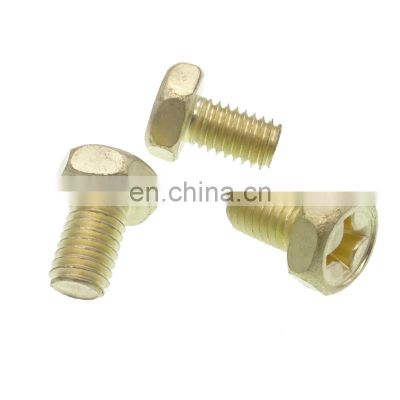 hex customized machine screws fastener