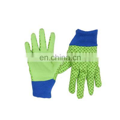 HANDLANDY Cotton back with floral printing children garden gloves for garden digging