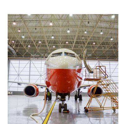 Pre-engineered Metal Roof Modular Space Frame Roofing Steel Aircraft Hangar for Sale