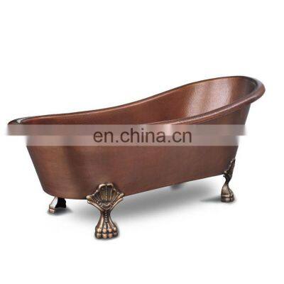 copper antique bathtub wine bucket