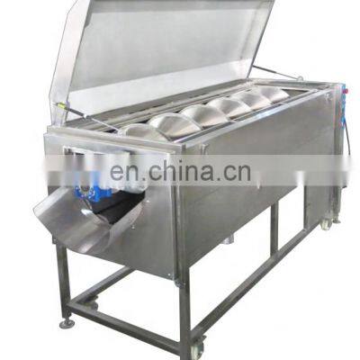 Automatic Potato Chips Cleaning Peeling and Cutting Machine Auto Commercial Chip Washing Slicing Peeler Machines Price for Sale photo-3
