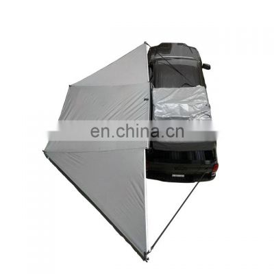 Waterproof 180 Degree Fan Car Side Awning legless for Camping