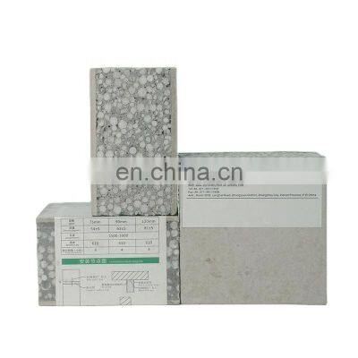 60mm grey color fiberglass structural cutter composite calcium silicate board window insolacion eps concrete partition panel