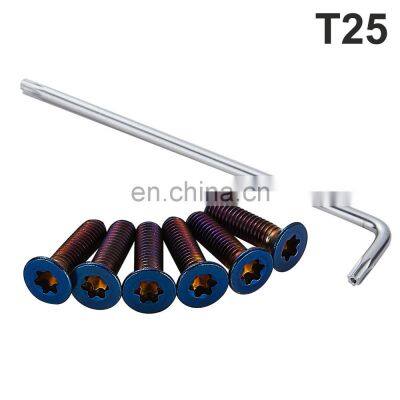 Titanium Blue Steering Wheel Bolts and Nut photo-4