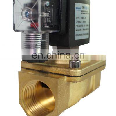 Hot Sale DN15 1/2 inch 2 Way 12VDC  Brass Normally Close NC Solenoid  Valve gas