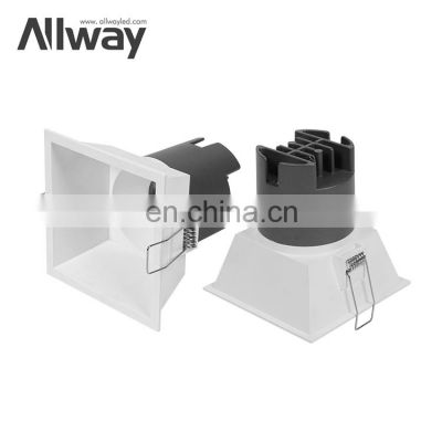 Antiglare Small Bedroom Kitchen Bar Fixture Frame Spotlight Downlight 10W Cob Led Spot Light