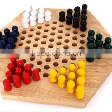 2015 Hot Promotional Items Wooden Musical Instruments Play Chess Game Now Wooden Hexagon Draughts Children's Early Education Toy photo-5