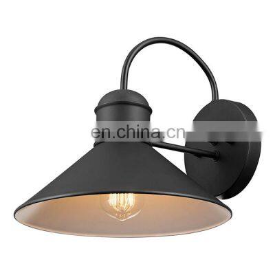 Wall Lamp Dimmable Wall Sconce Black Industrial Vintage Farmhouse Sconce Lighting for Bedroom Children's Room Study Wall