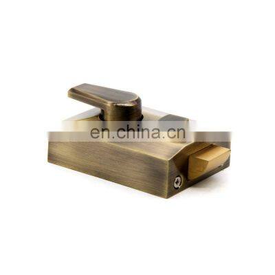 Бронзовый прочный цилиндрический накладной замок с засовом, ночной замок наклепанного типа photo-2