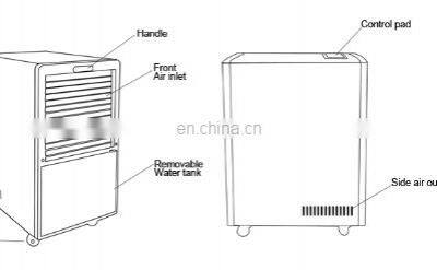 Indoor Pool Use Industrial Moisture Removing Machine Dehumidifier for Sale photo-4